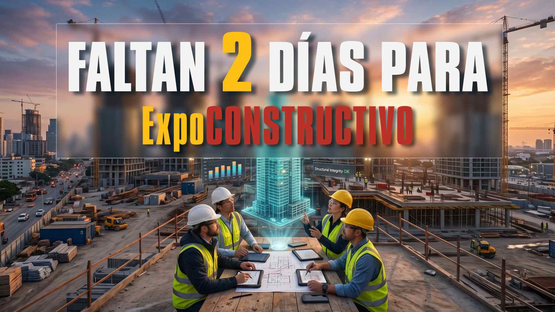 A solo 2 días de EXPOCONSTRUCTIVO 2026: Lima inicia la cuenta regresiva para el gran encuentro de la construcción