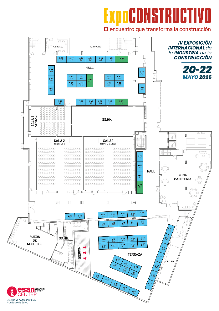 Plano del Evento ExpoCONSTRUCTIVO 2026