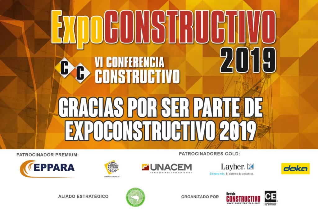 LAS MEJORES EMPRESAS DEL SECTOR SE REUNIERON EN EXPOCONSTRUCTIVO 2019