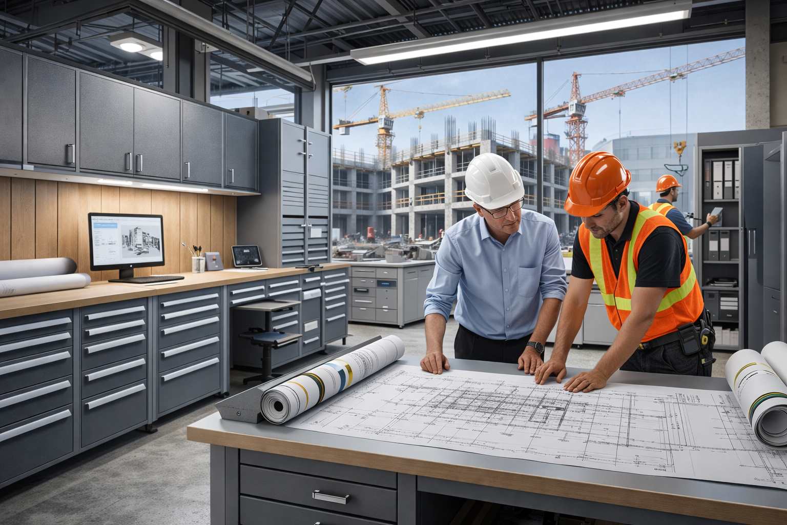 Soluciones de mobiliario técnico para obra y edificaciones: eficiencia y funcionalidad desde el diseño