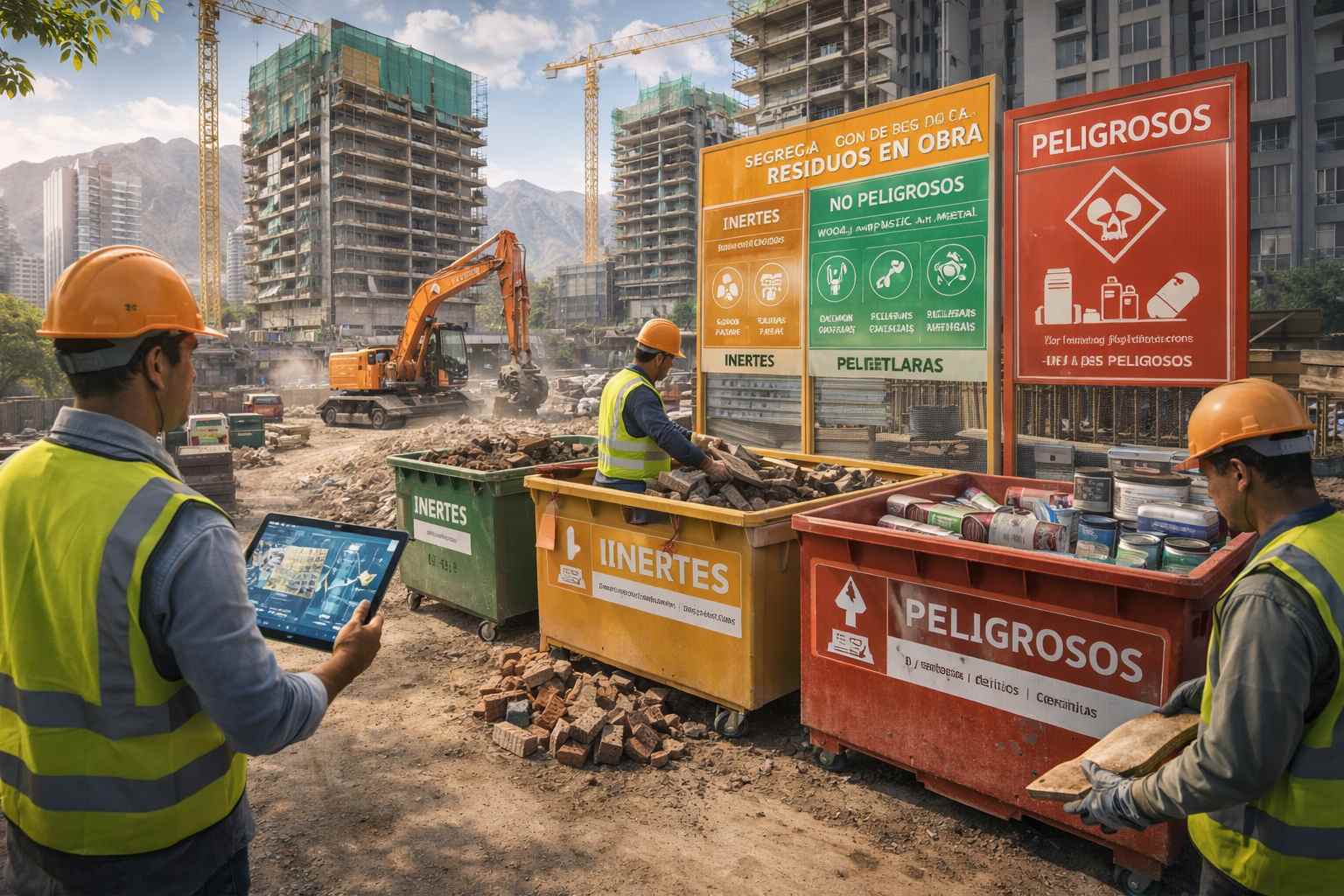 Gestión técnica y normativa de residuos de construcción: clave para obras sostenibles