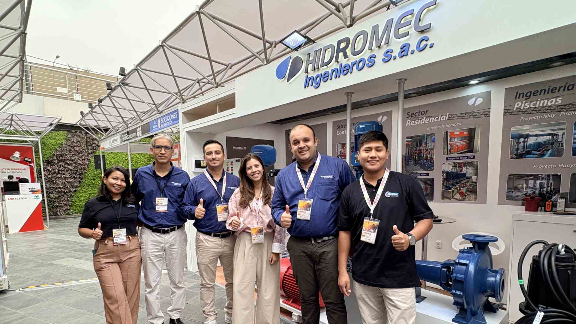 HIDROMEC impulsa la innovación hidráulica en EXPOCONSTRUCTIVO con soluciones integrales y tecnología especializada
